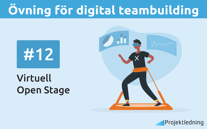 Övning för digital teambuilding Virtuell Open Stage