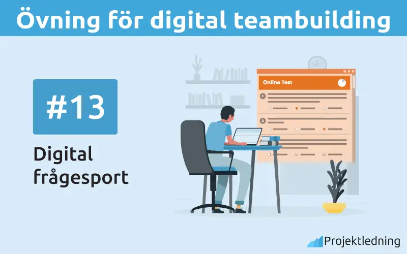 Övning för digital teambuilding Digital frågesport